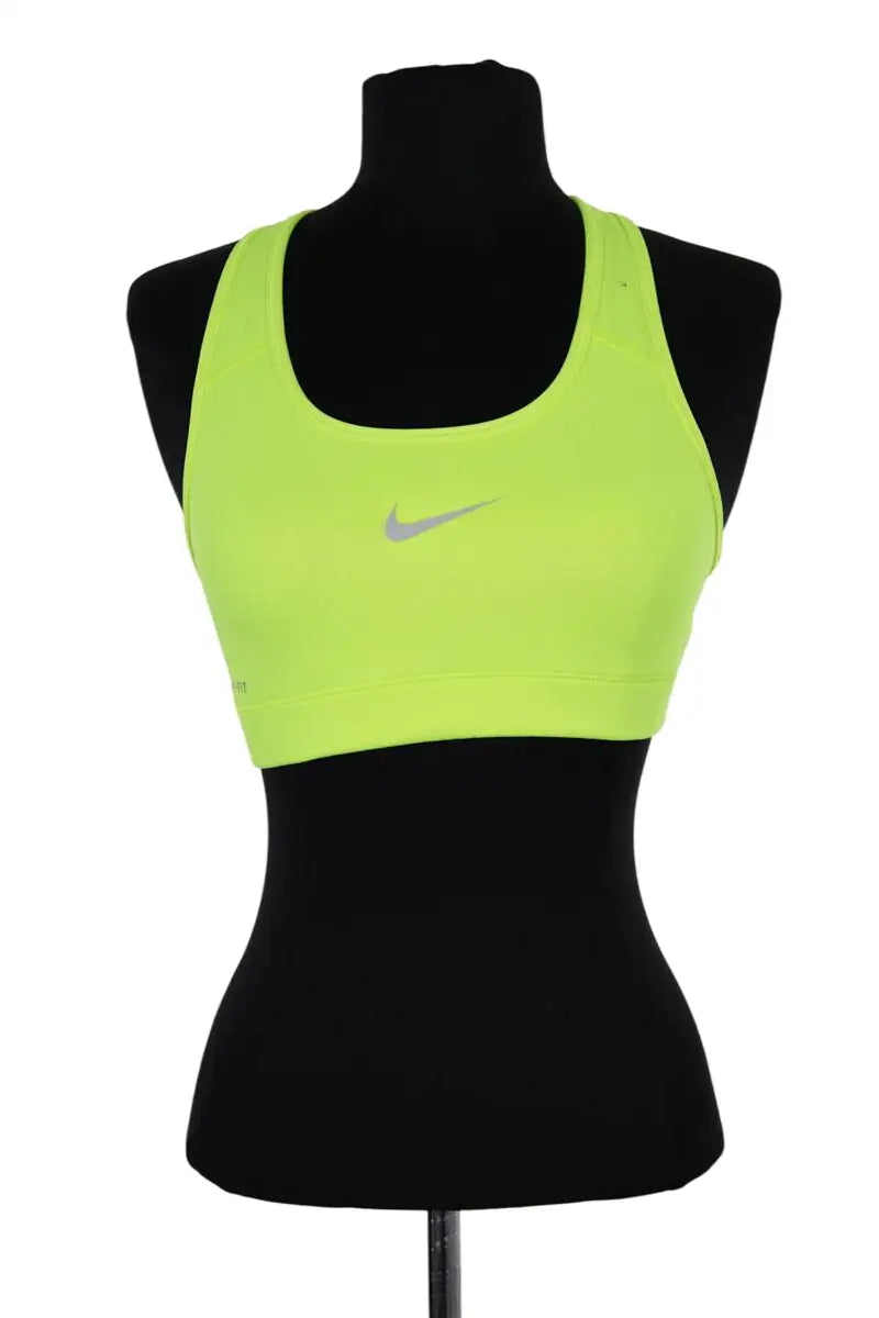 Haut de sport Nike Jaune en Synthétique, taille S - Seconde Main
