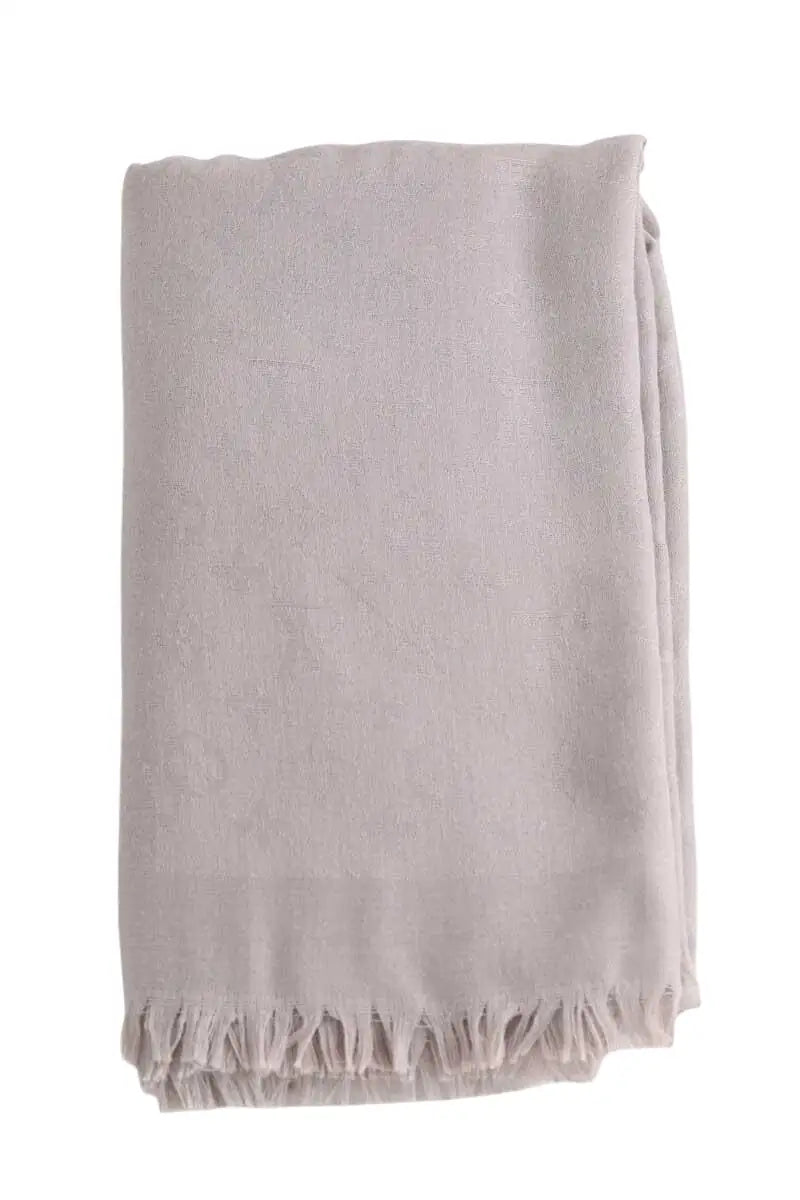Écharpe Louis Vuitton Gris en Soie - Seconde Main