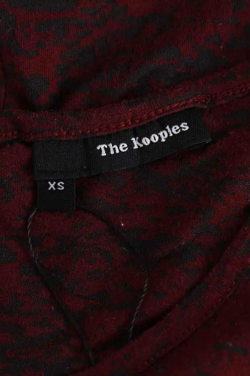 Top The Kooples Marron en Synthétique