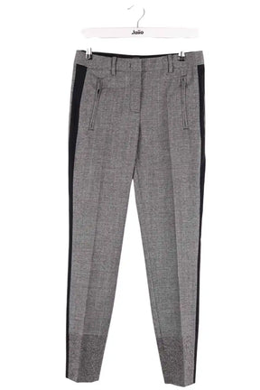 Pantalon droit Max Mara Gris en Laine, taille S - Seconde Main