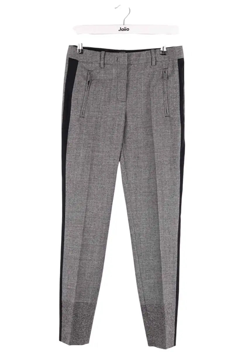 Pantalon droit Max Mara Gris en Laine, taille S - Seconde Main