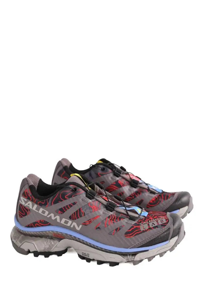 Baskets Salomon Gris en Caoutchouc