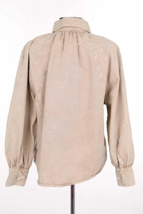 Chemise Ba&Sh Beige en Coton