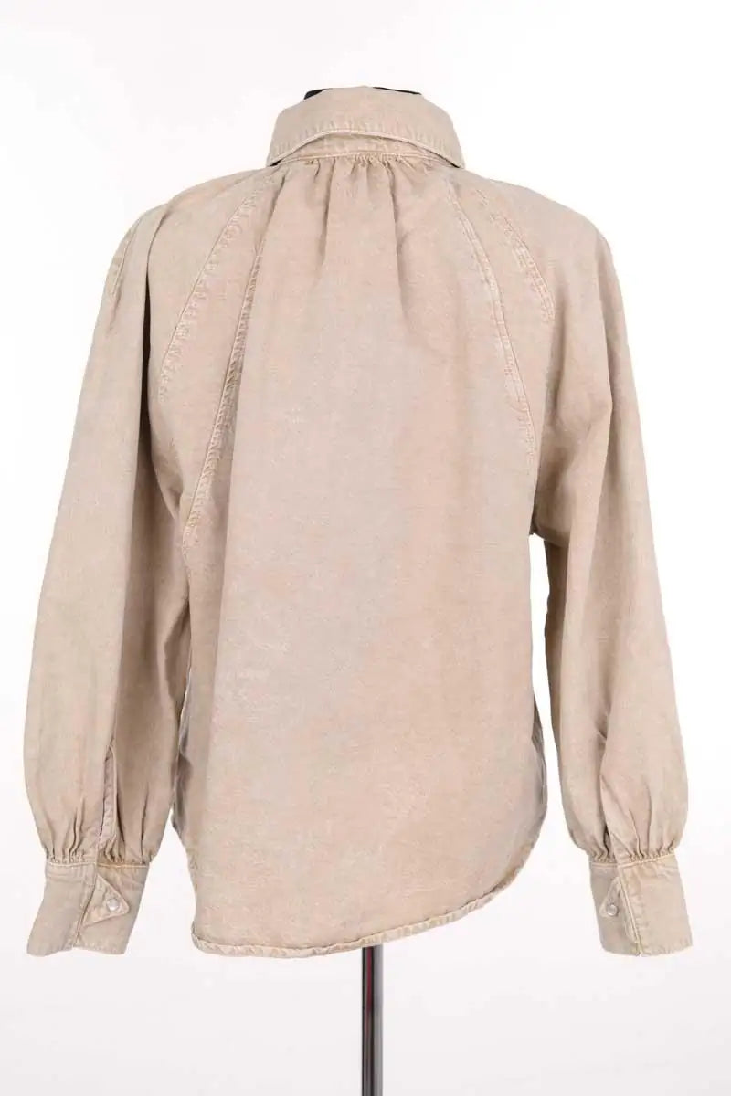 Chemise Ba&Sh Beige en Coton