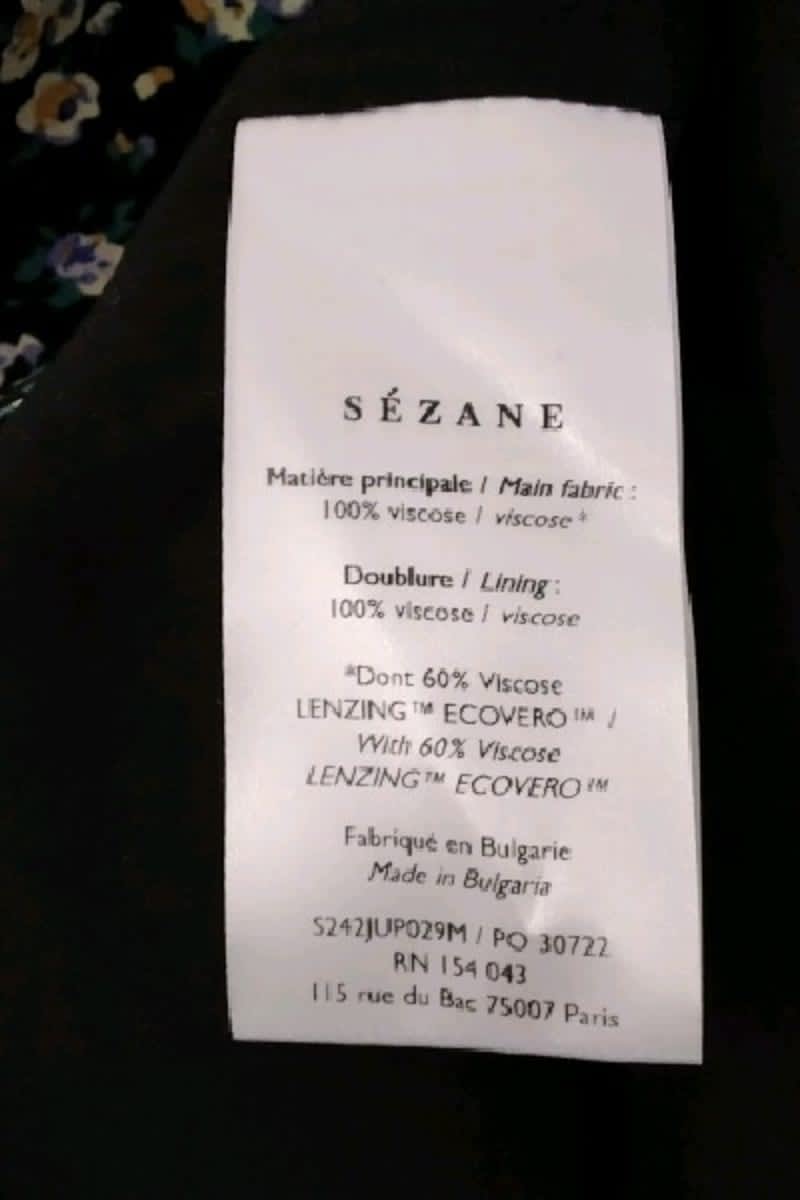 Mini jupe Sézane  Noir