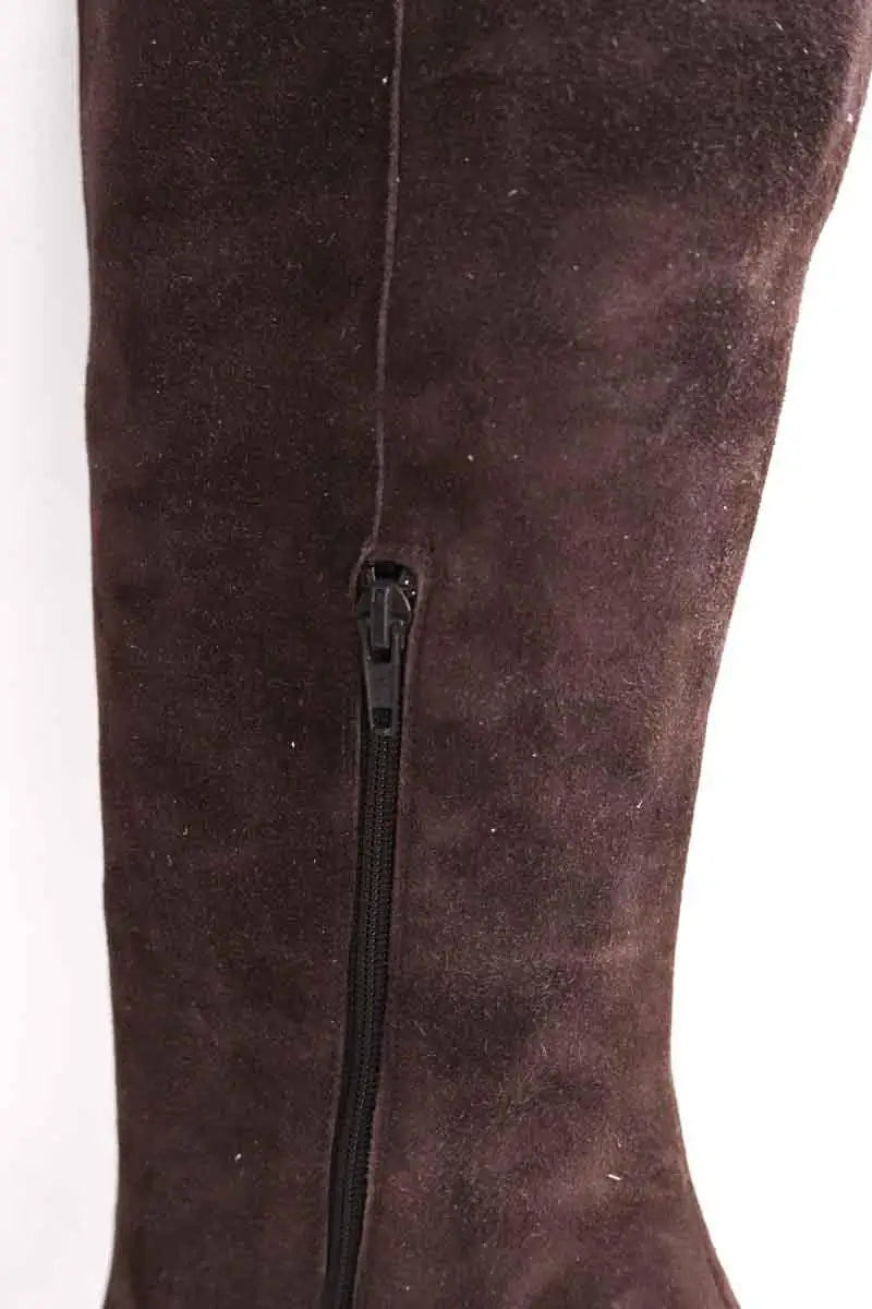 Bottes LK Bennett Astrid Marron en Daim