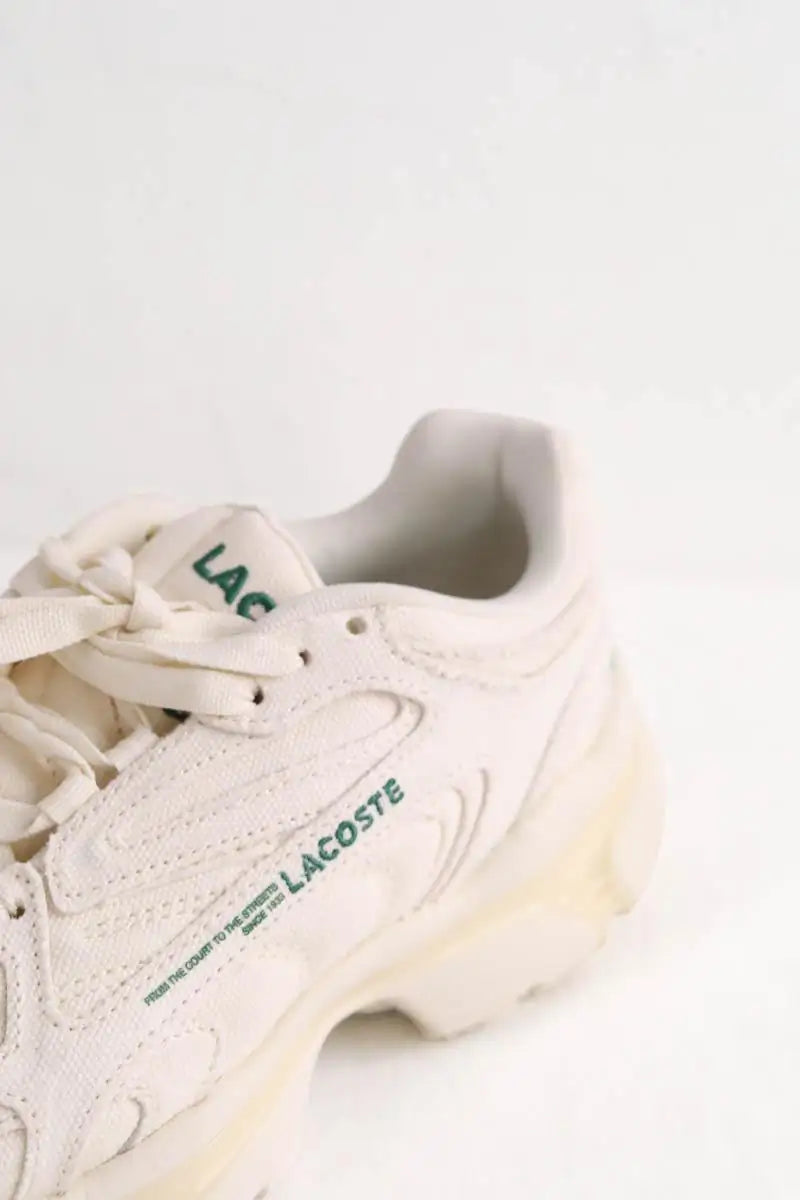 Baskets Lacoste Blanc en Cuir
