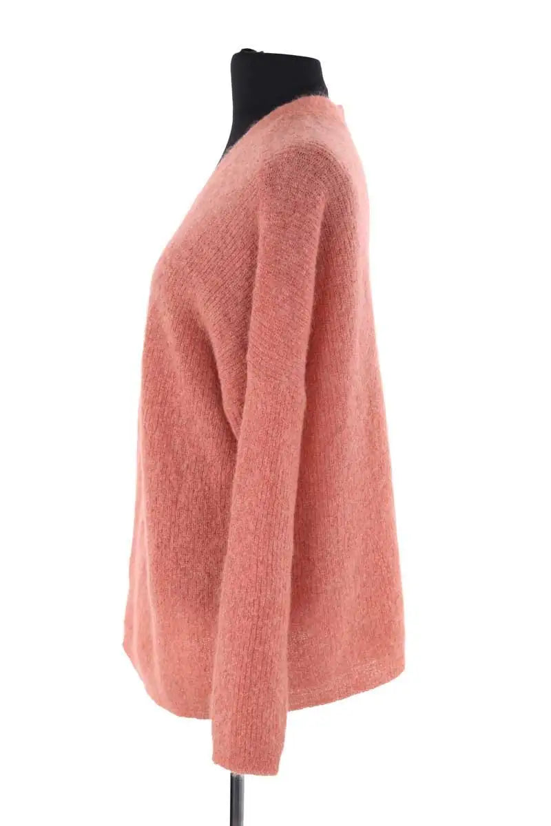 Cardigan Des Petits Hauts Bonny Orange en Laine