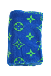 Serviette de plage Louis Vuitton Bleu en  - Seconde Main