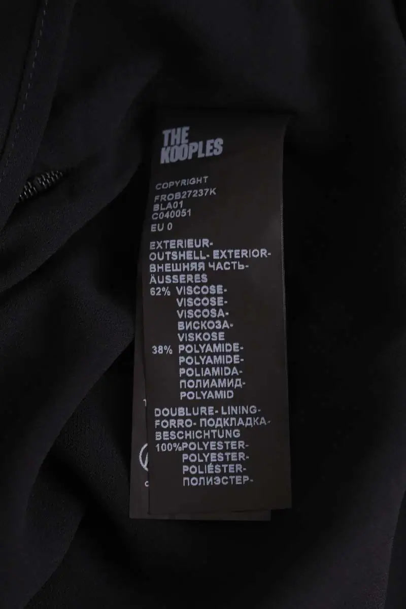 Robe The Kooples Noir en Viscose