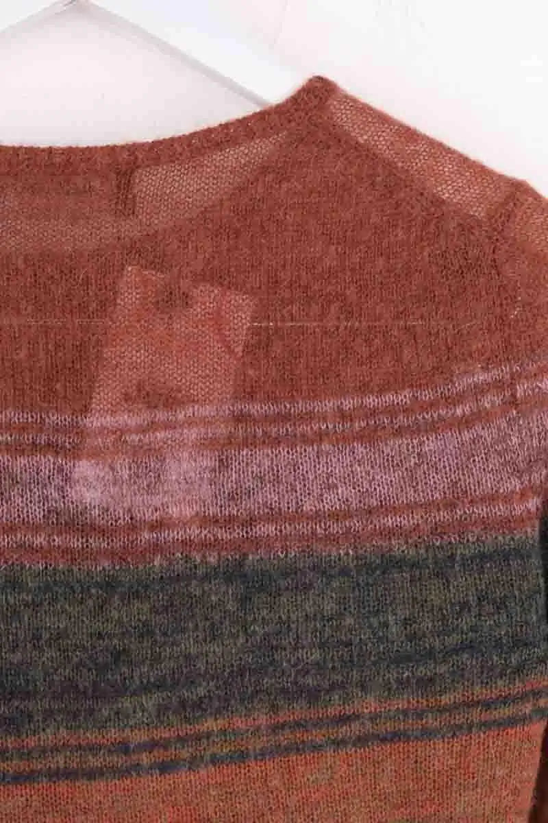 Pull Réalisation Marron en Laine
