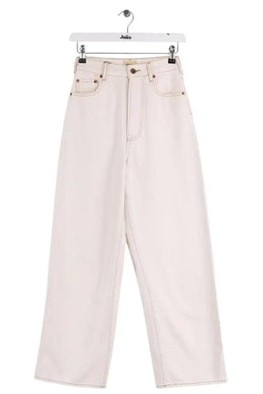 Jean droit Bellerose Beige en Coton, taille S - Seconde Main