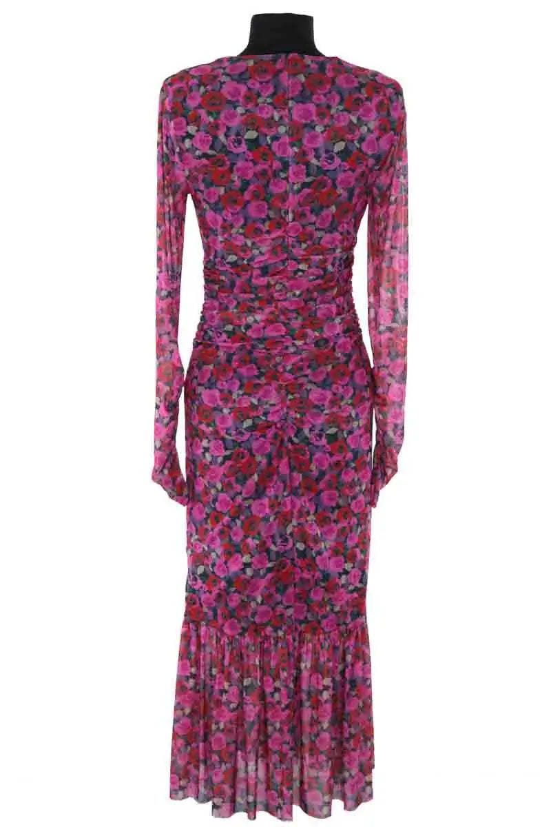 Robe Ganni Rose en Synthétique