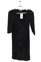 Robe Maje Noir en Soie, taille S - Seconde Main