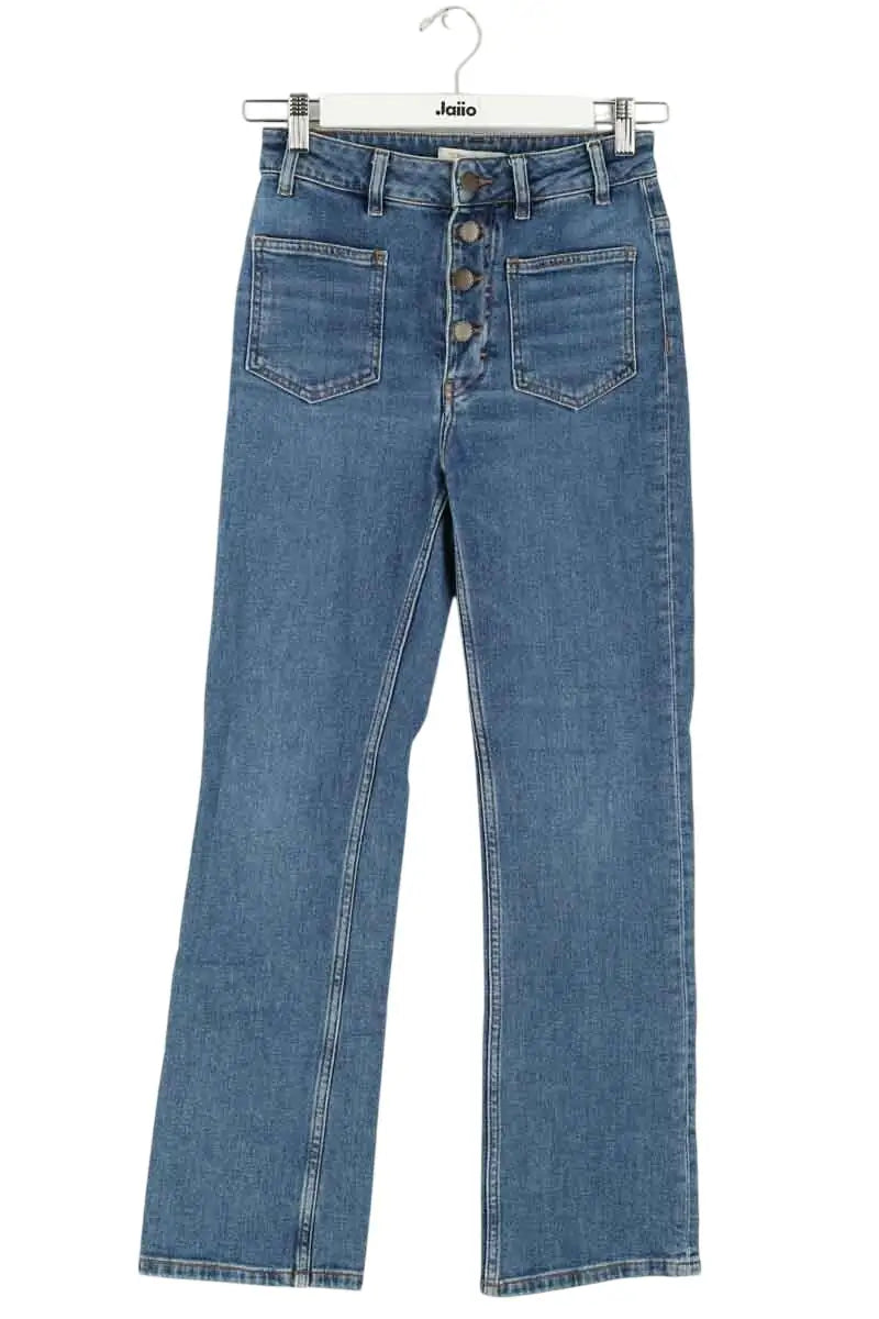 Jean bootcut Maje Bleu en Coton, taille S - Seconde Main