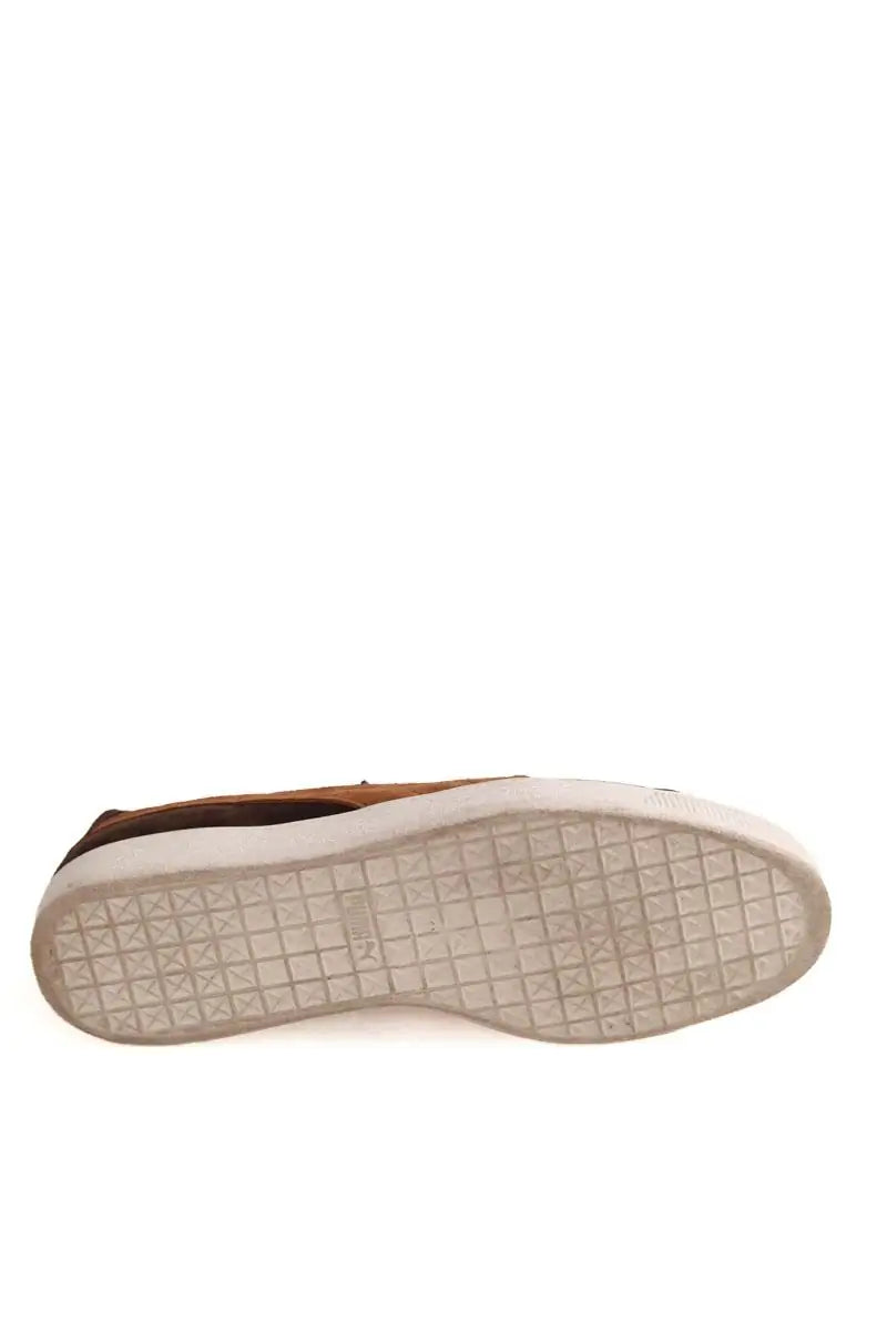 Baskets basses Puma Marron en Daim