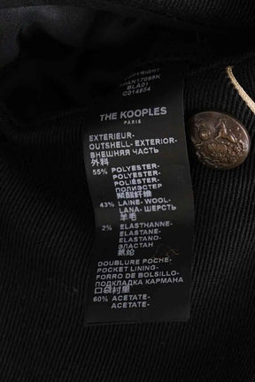 Pantalon The Kooples Noir en Synthétique