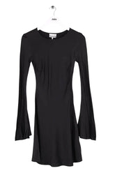 Robe Ganni Noir en Viscose, taille XXS - Seconde Main
