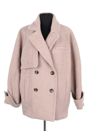 Manteau Ba&Sh Beige en Laine, taille XS - Seconde Main