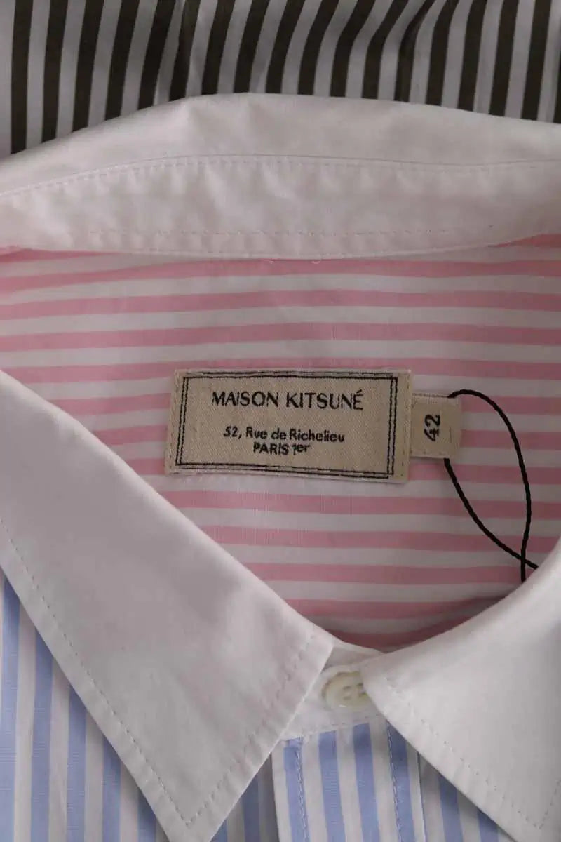 Chemise Kitsuné Multicolore en Coton