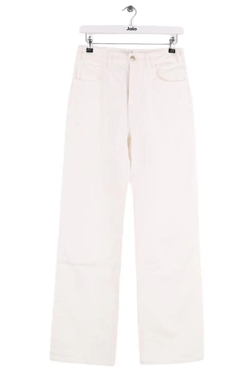 Jean droit Chloé Beige en Coton, taille M - Seconde Main