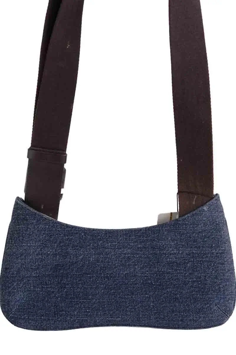 Sac à bandoulière Jacquemus Le Bisou Bleu en Denim