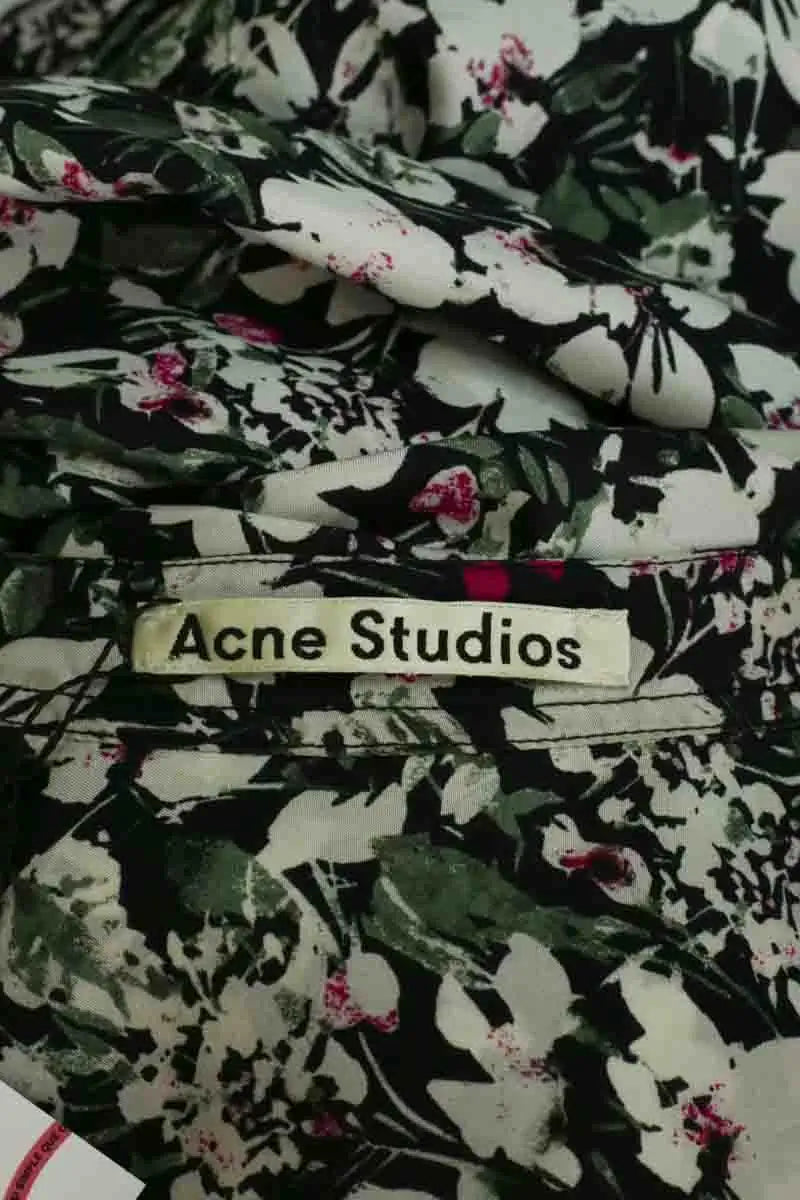 Robe Acne Studios Noir en Soie