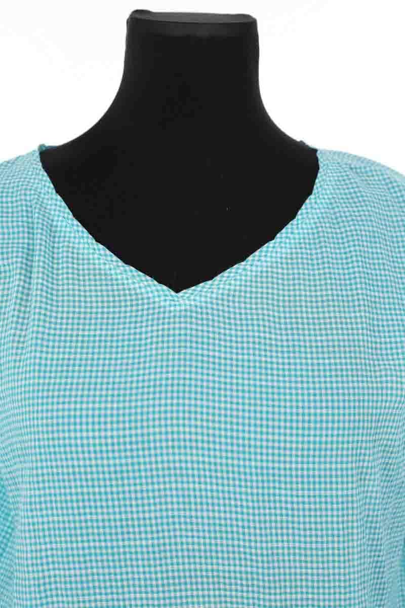 Robe Agnès B. Bleu en Coton
