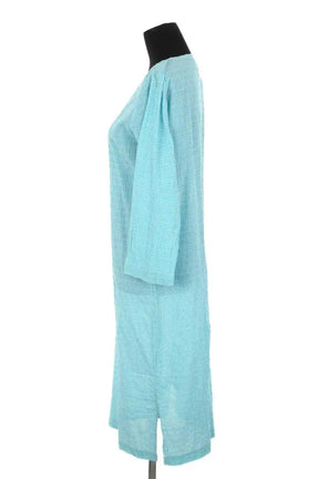 Robe Agnès B. Bleu en Coton