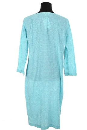 Robe Agnès B. Bleu en Coton