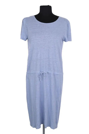 Robe Agnès B. Bleu en Lin, taille M - Seconde Main