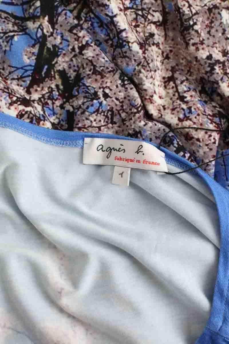 Robe Agnès B. Bleu en Synthétique
