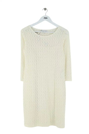 Robe Agnès B. Ecru en Synthétique, taille L - Seconde Main