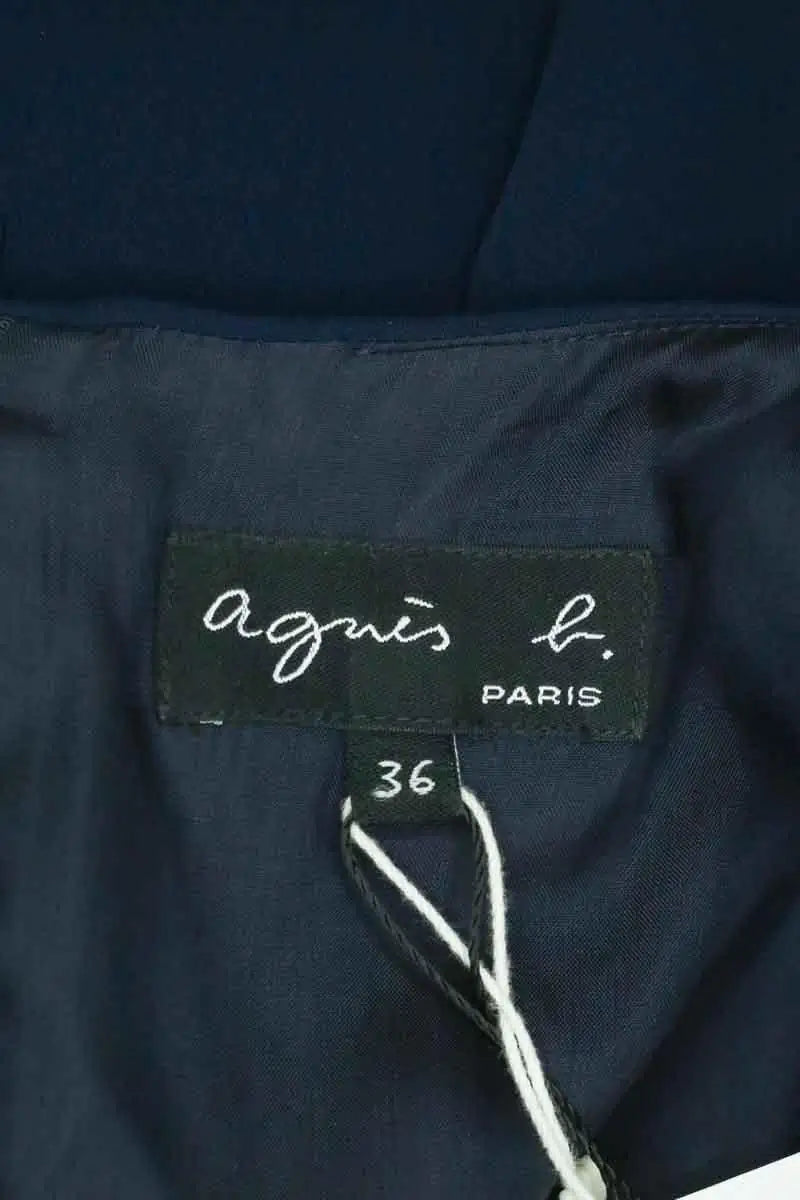 Robe Agnès B. Marine en Synthétique