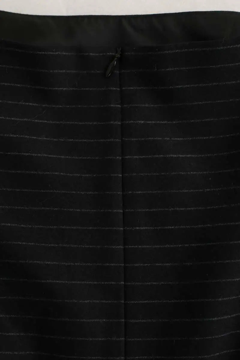 Robe Agnès B. Noir en Laine