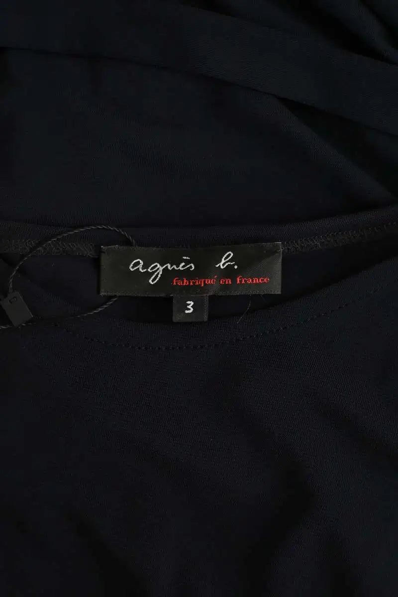 Robe Agnès B. Noir en Polyamide