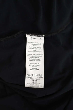 Robe Agnès B. Noir en Polyamide