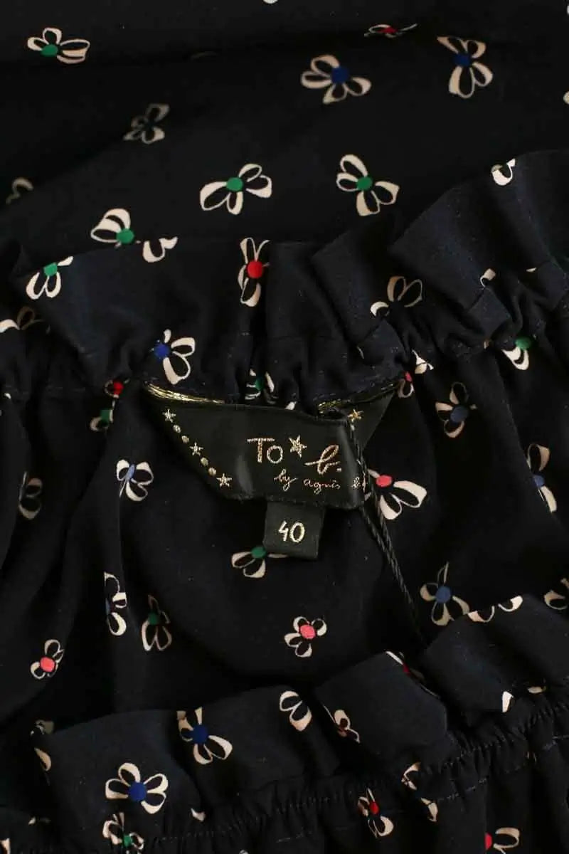 Robe Agnès B. Noir en Polyester