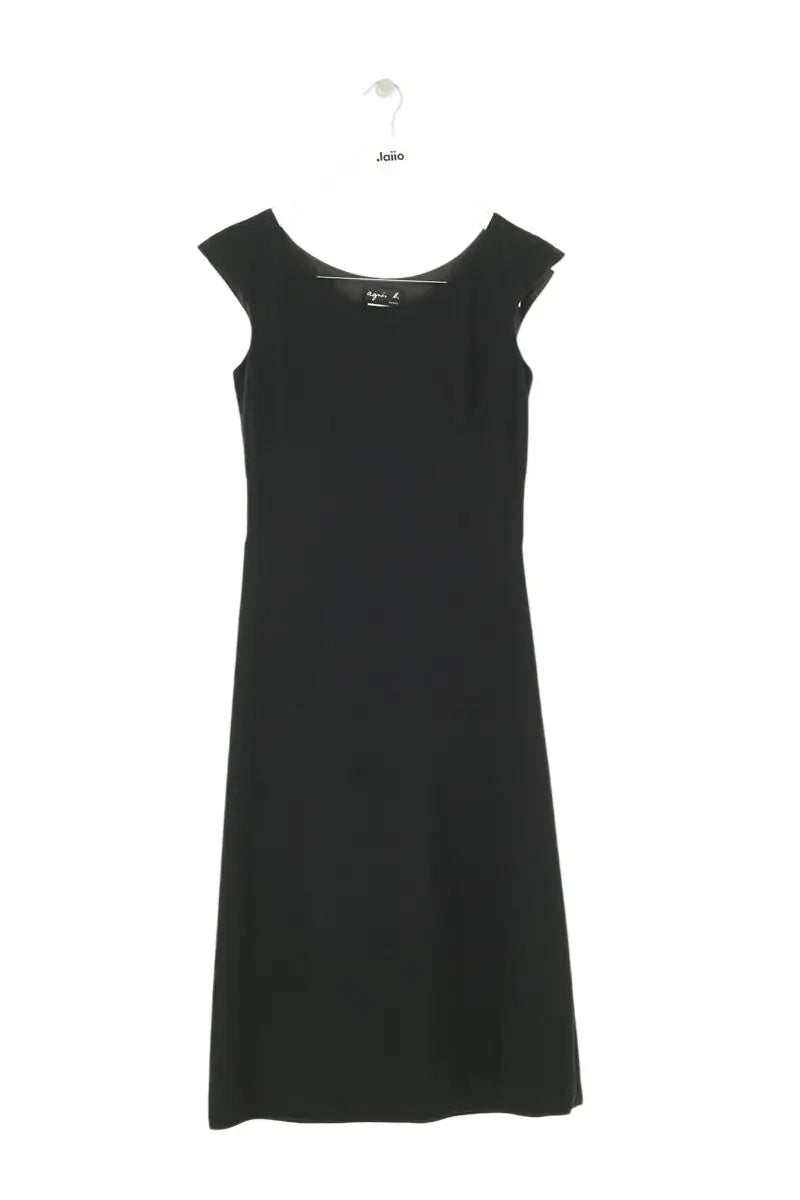 Robe Agnès B. Noir en Synthétique, taille S - Seconde Main