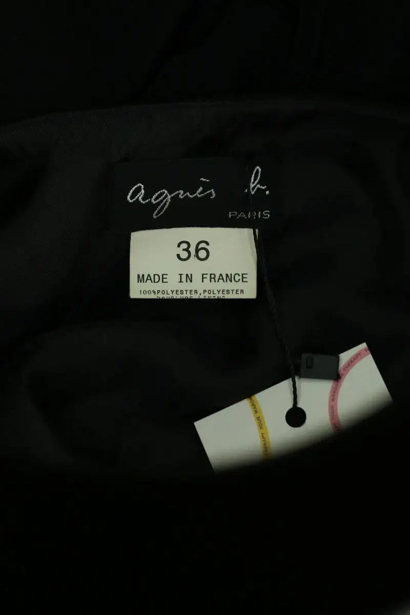 Robe Agnès B. Noir en Synthétique