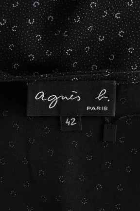Robe Agnès B. Noir en Synthétique