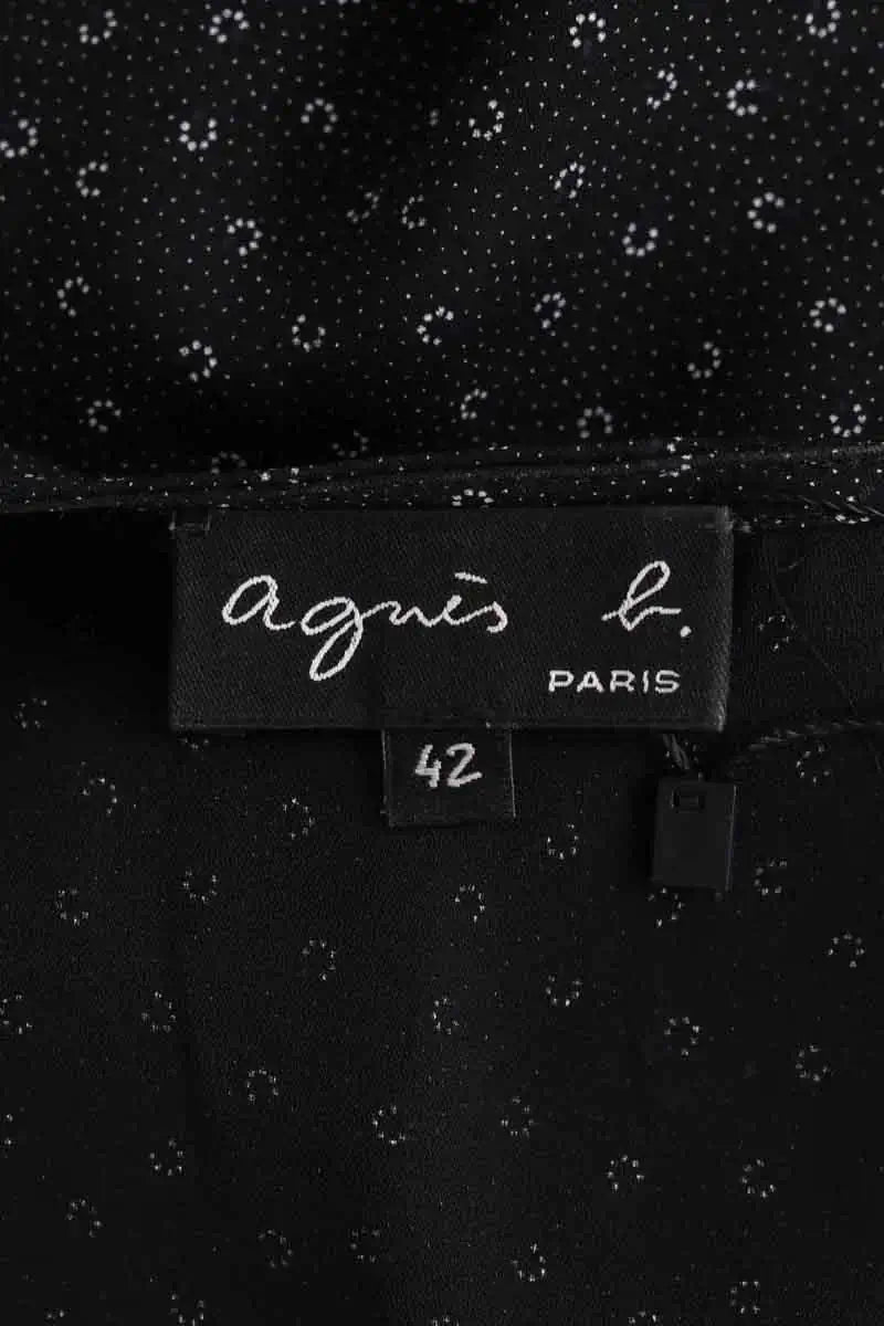 Robe Agnès B. Noir en Synthétique