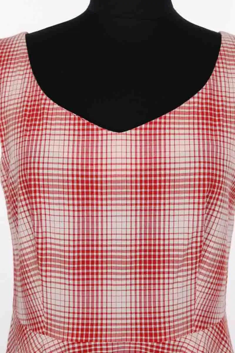 Robe Agnès B. Rouge en Coton