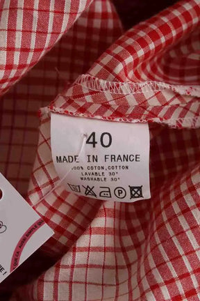 Robe Agnès B. Rouge en Coton