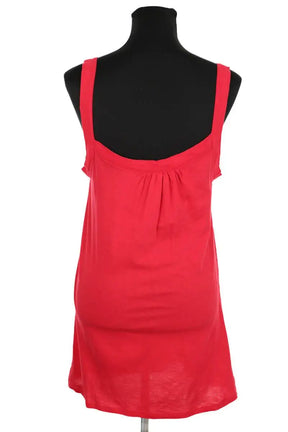 Robe Agnès B. Rouge en Coton