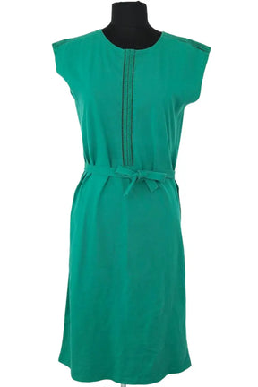 Robe Agnès B. Vert en Coton, taille S - Seconde Main
