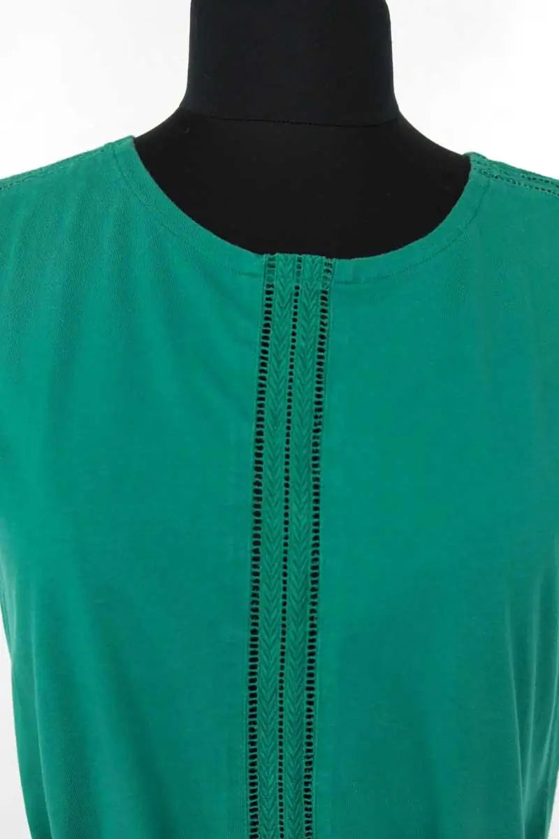 Robe Agnès B. Vert en Coton