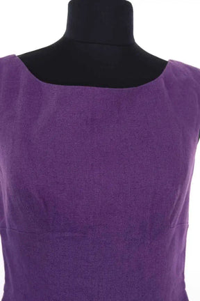 Robe Agnès B. Violet en Lin