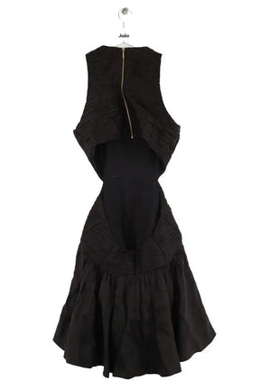Robe Aje Noir en Viscose