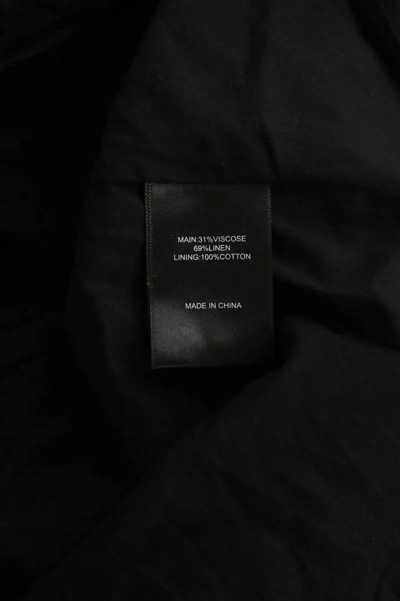 Robe Aje Noir en Viscose